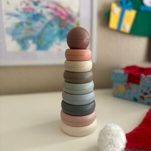 Mushie Stacking Rings Toy